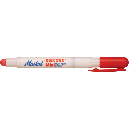 Mini marqueur de peinture Quik Stik, B&acirc;ton plein, Rouge R.M.G. Prévention
