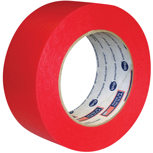 Utility Grade Coloured Masking Tape, 24 mm (1") x 55 m (180'), Red R.M.G. Prévention
