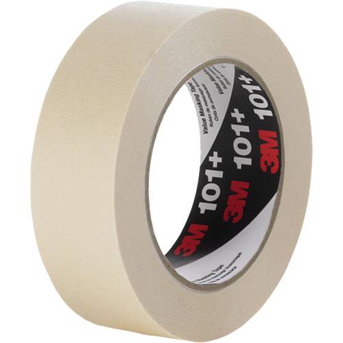 101+ Value Masking Tape, 12 mm (1/2") x 55 m (180'), Tan R.M.G. Prévention
