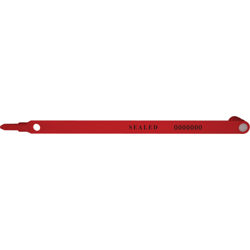 Scell&eacute;s de s&eacute;curit&eacute; uniFreight, 7-3/4", Plastique, Scell&eacute; pour camion R.M.G. Prévention