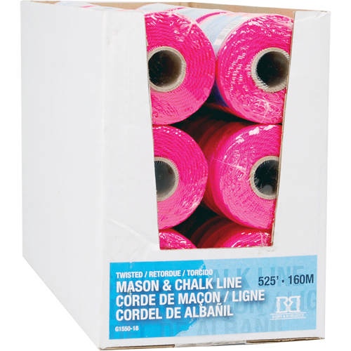 Mason/Chalk Line Rope, 525', Nylon R.M.G. Prévention