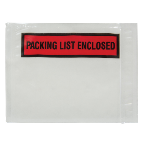Packing List Envelope, 4-1/2" L x 5-1/2" W, Backloading Style R.M.G. Prévention