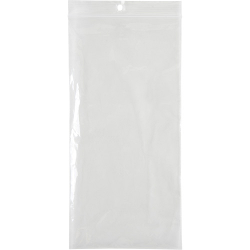 Poly Bags, Reclosable, 8" x 4", 2 mils R.M.G. Prévention