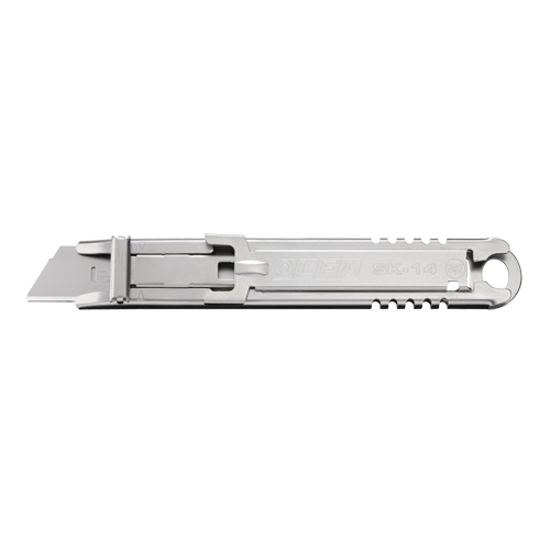 Self-Retracting Safety Knife, 14.5 mm, Stainless Steel, Stainless Steel Handle R.M.G. Prévention