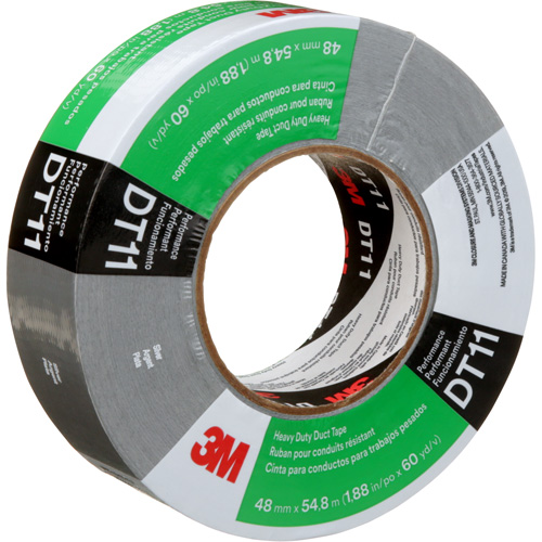 Ruban adh&eacute;sif robuste DT11, 11 mils, Argent, 48 mm (2") x 55 m (180') R.M.G. Prévention