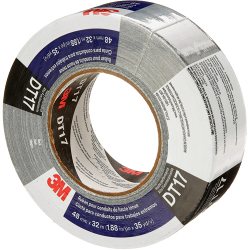 DT17 Super-Duty Duct Tape, 17 mils, Black, 48 mm (2") x 32 m (105') R.M.G. Prévention