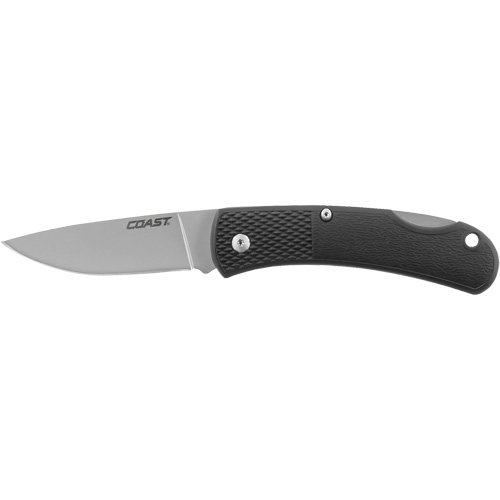 Folding Utility Knife, 2-1/2" Blade, Stainless Steel Blade, Cushion Handle R.M.G. Prévention