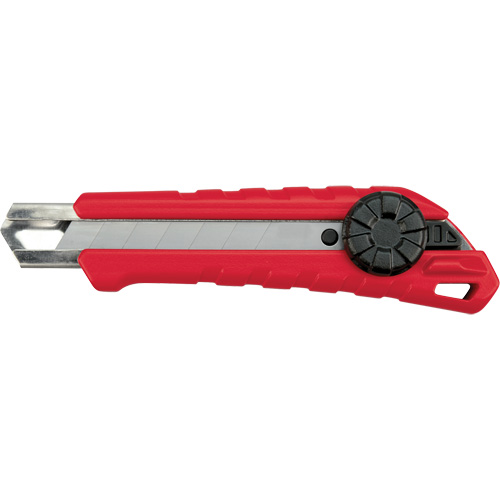 Snap-Off Knife, 18 mm, Carbide, Rubber/Polypropylene Handle R.M.G. Prévention