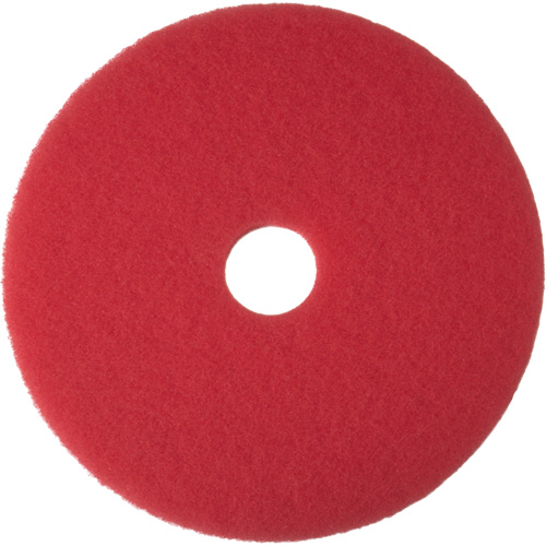 5100 Series Pad, 12", Buffing, Red R.M.G. Prévention