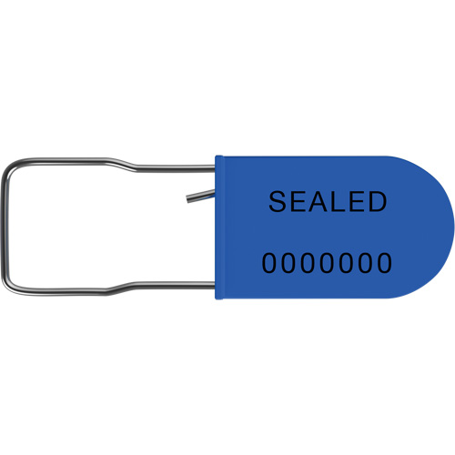 UniPad S Security Seals, 1-1/2", Metal/Plastic, Padlock R.M.G. Prévention