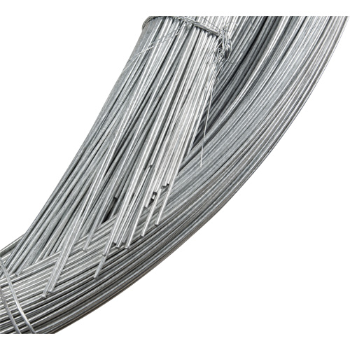 Baling Wire, Galvanized, 13-1/2' L, 13 ga. R.M.G. Prévention