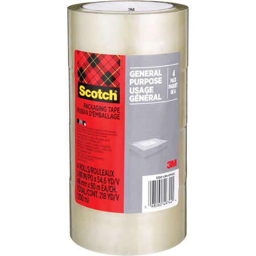 Scotch&reg; Shipping Packaging Tape 175G, 48 mm (2") x 50 m (164') R.M.G. Prévention