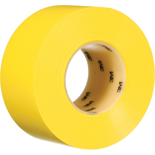 Ruban de marquage de planchers durable 971, 3" x 108', Vinyle, Jaune R.M.G. Prévention