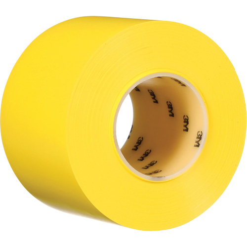 Durable Floor Marking Tape 971, 4" x 108', Vinyl, Yellow R.M.G. Prévention