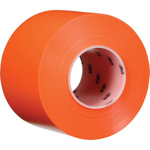 Durable Floor Marking Tape 971, 4" x 108', Vinyl, Orange R.M.G. Prévention