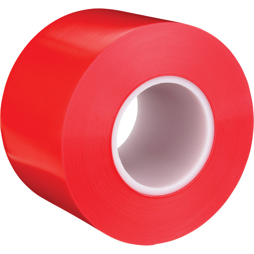 Durable Floor Marking Tape 971, 4" x 108', Vinyl, Red R.M.G. Prévention