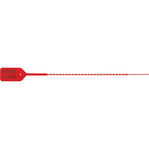 Standard-Duty Security Seal, 9", Plastic, Pull-Through R.M.G. Prévention