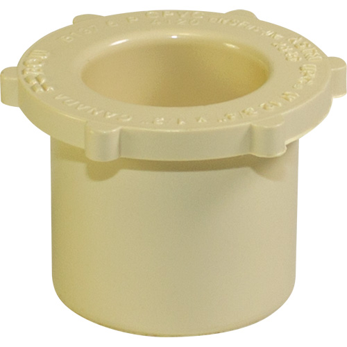 R&eacute;duction m&acirc;le-femelle pour tuyau Flowguard Gold, 3/4" x 1/2", Chantepleure x noeud, PVC-C R.M.G. Prévention
