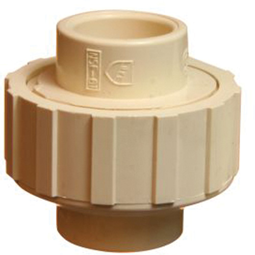 Raccord union, 1/2", PVC-C, Noeud x noeud R.M.G. Prévention