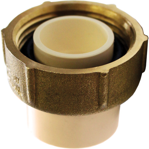 Adaptateur pour boîtier de compteur d'eau, 3/4" x 1" dia., PVC-C R.M.G. Prévention