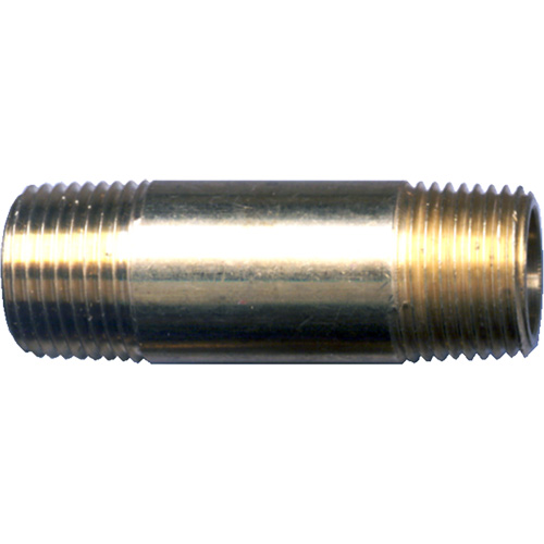 Raccord long, Laiton, 1/4", NPT x NPT R.M.G. Prévention