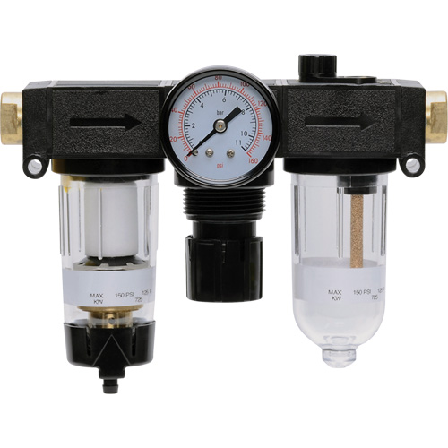 Filtre, d&eacute;tendeur & lubrificateur Modulair 200, 1/4" NPTF R.M.G. Prévention