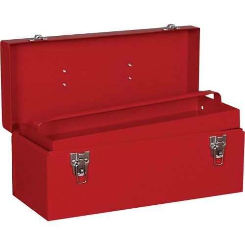 Utility Tool Box, 7" D x 16" W x 7-1/2" H, Red R.M.G. Prévention