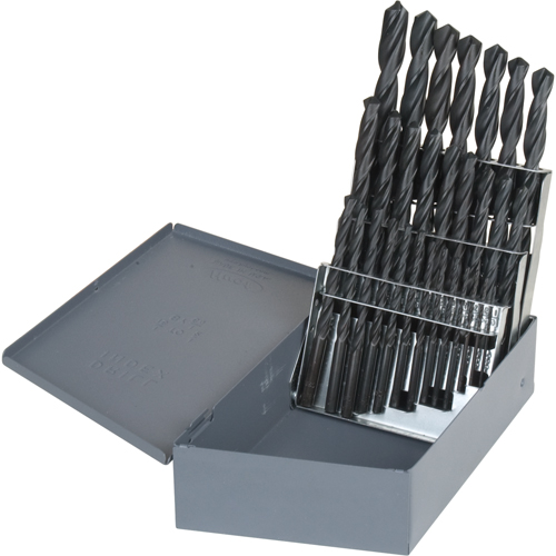 Hyper Jobber Length Drill Bit Set, 15 Pieces, High Speed Steel R.M.G. Prévention