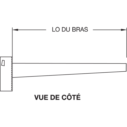 Cantilever Column, Double, 4" W x 10' H R.M.G. Prévention