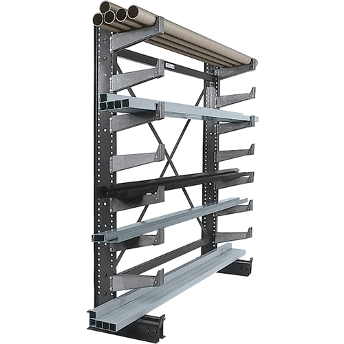 Single-sided Cantilever Brace Set - Starter, Single Sided, 14" Arm, 36" W x 84" H, 1000 lbs. Capacity R.M.G. Prévention