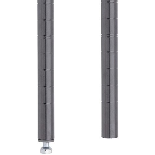 MONTANT ETAGERE STYLISEE14 1/2"H,VERRE FUME R.M.G. Prévention