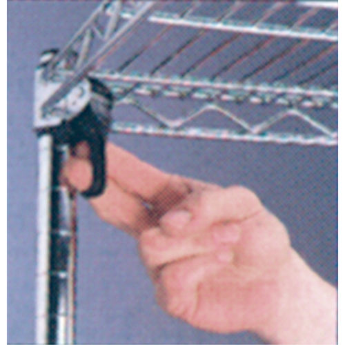 ETAGERE,4 TABL18X36X63,CHROME,800LB/TABL., Tiers 4, 36" la x 63" h x 18" p R.M.G. Prévention