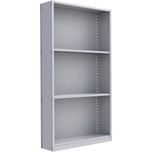 &eacute;l&eacute;ment de rayonnage Interlok, Acier, Sans boulons, Capacit&eacute; 450 lb, 48" la x 88" h x 24" p R.M.G. Prévention