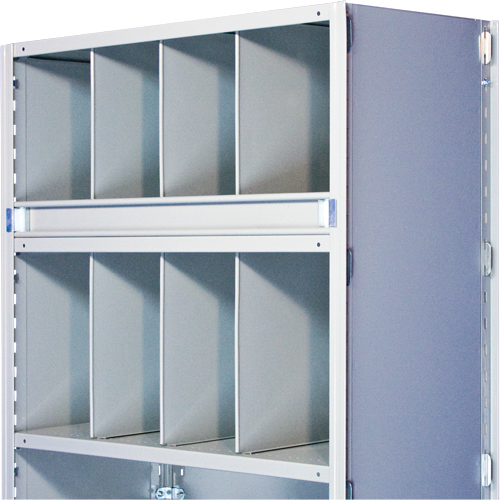 Interlok Boltless Shelving Divider R.M.G. Prévention