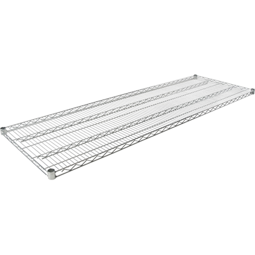 Wire Shelf for Heavy-Duty Chromate Wire Shelving, 72" W x 24" D, 600 lbs. Capacity R.M.G. Prévention