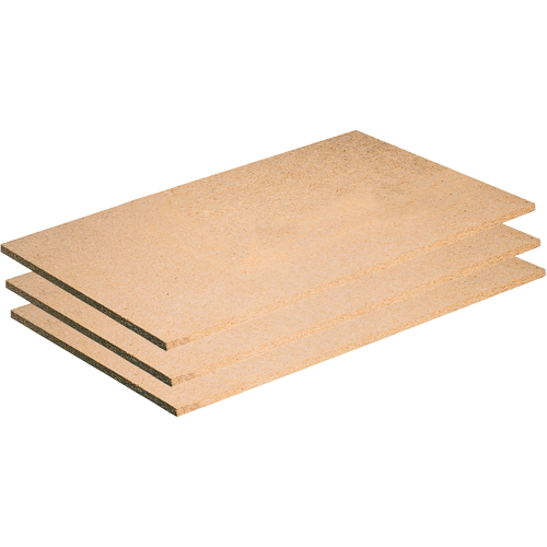 TABLETTE EN PANNEAU DE PARTICULE 5/8", 21"X84" R.M.G. Prévention