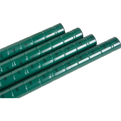 Heavy-Duty Green Epoxy Finish Wire Shelving Post R.M.G. Prévention