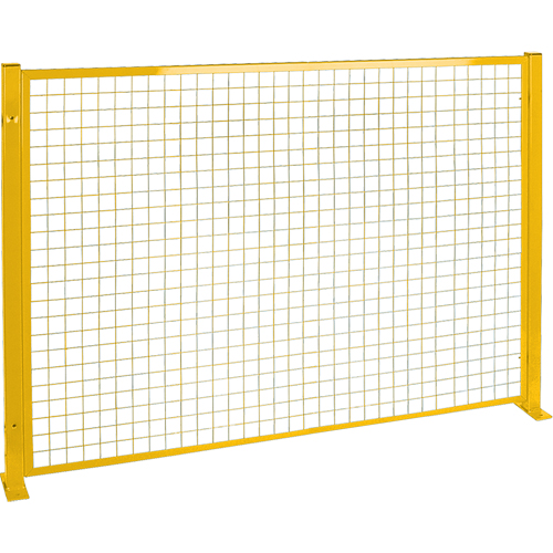 Mesh Style Perimeter Guard, 4' H x 8' W, Yellow R.M.G. Prévention
