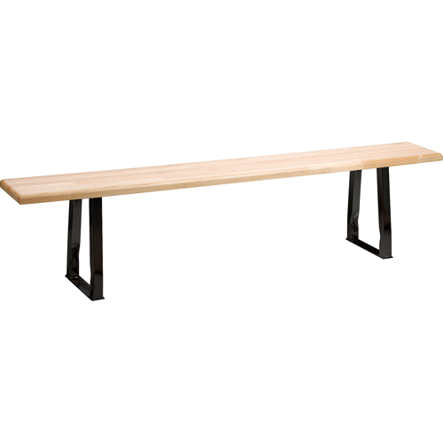 Locker Room Bench, Wood, 48" L x 9-1/4" W x 16-1/2" H R.M.G. Prévention