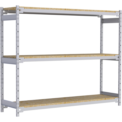 &eacute;tag&egrave;re-classeur de grande largeur, Acier, 3 Tablettes, 72" la x 18" p x 60" h R.M.G. Prévention
