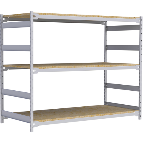 &eacute;tag&egrave;re-classeur de grande largeur, Acier, 3 Tablettes, 72" la x 32" p x 60" h R.M.G. Prévention