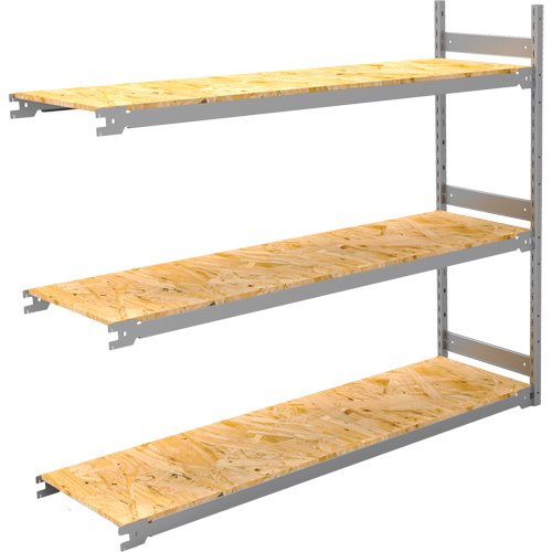 &eacute;tag&egrave;re-classeur de grande largeur, Acier, 3 Tablettes, 72" la x 18" p x 60" h, Ensemble Ajout R.M.G. Prévention