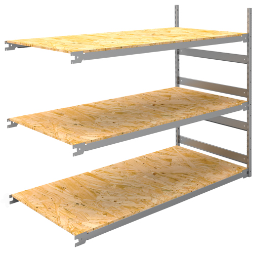 &eacute;tag&egrave;re-classeur de grande largeur, Acier, 3 Tablettes, 72" la x 32" p x 60" h, Ensemble Ajout R.M.G. Prévention