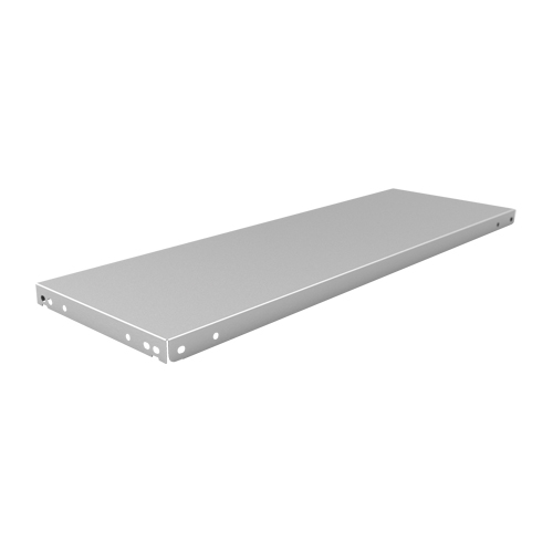 Slotted Angle Shelf, Galvanized Steel, 48" W x 12" D R.M.G. Prévention