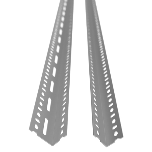Slotted Angle Post, Galvanized Steel, 72" High R.M.G. Prévention