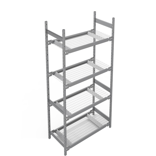 &eacute;tag&egrave;re de grande largeur, Acier, Sans boulons, Capacit&eacute; 1340 lb, 42" la x 84" h x 18" p R.M.G. Prévention