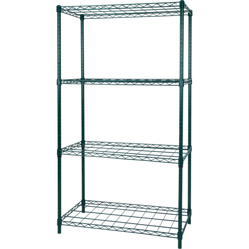 Rayonnage &agrave; tablette pour s&eacute;chage, 4 Tablettes, 36" la x 63" h x 18" p R.M.G. Prévention
