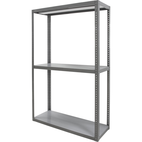 &eacute;tag&egrave;re robuste, Acier, Boulonn&eacute;, Capacit&eacute; 3000 lb, 36" la x 72" h x 24" p R.M.G. Prévention