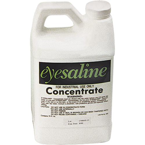 Solution ophtalmique concentr&eacute;e Eyesaline, 70 oz R.M.G. Prévention