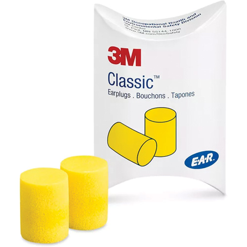 E-A-R Classic Earplugs, Pair - Pillow Pack R.M.G. Prévention